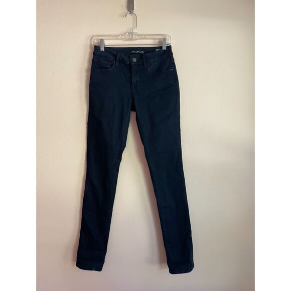 Mavi Denim - Mavi Jeans Dark Wash Alexa Mid-Rise Skinny Jeans